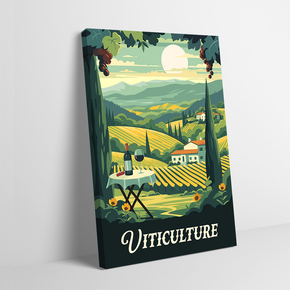 Board Game Viticulture - لوحة فنية مطبوعة مستوحاة من لعبة