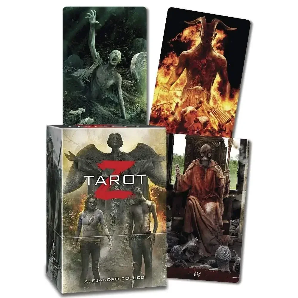 Board Game Zombie - مجموعة بطاقات التاروت ذات الألوان الداكنة،