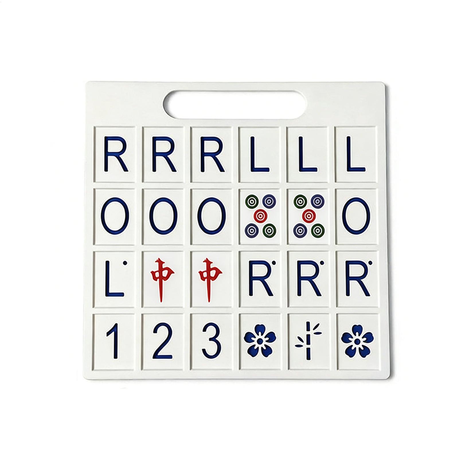 Strategy Board Game - لوحة ماجونغ فردية بـ 24 فتحة،