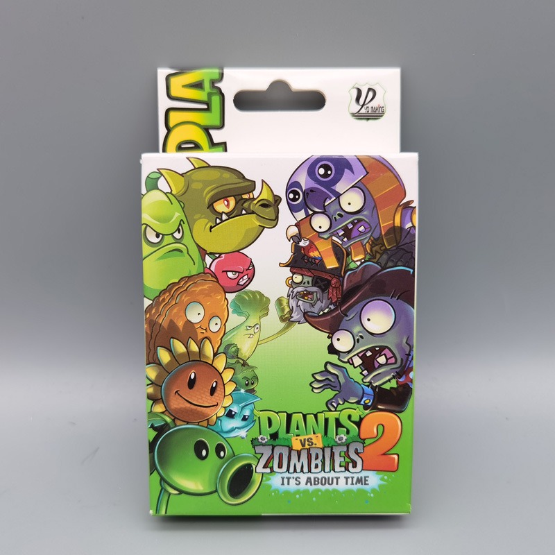Board Game Zombie - بطاقات لعب كرتونية بتصميم Plants Vs.