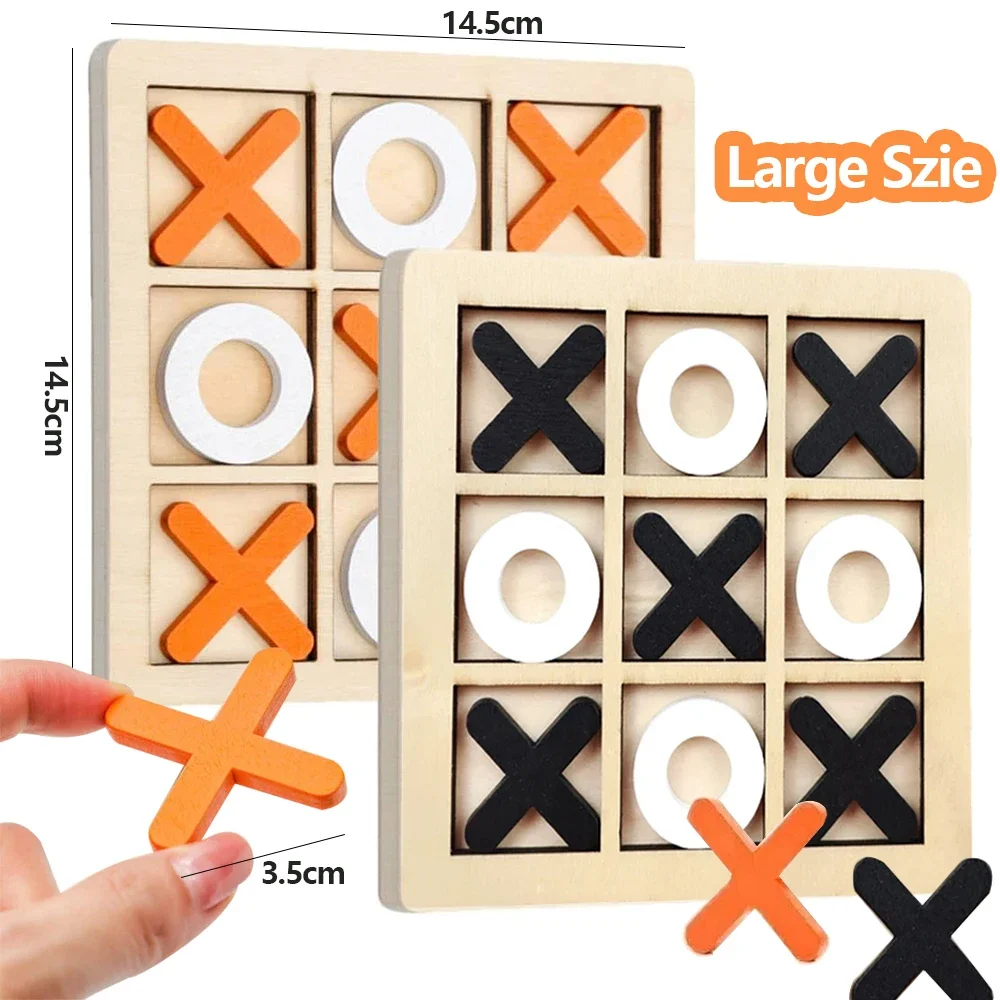 لعبة خشبية XO Tic Tac Toe، لوح - مراجعة Board Game Question وسعره