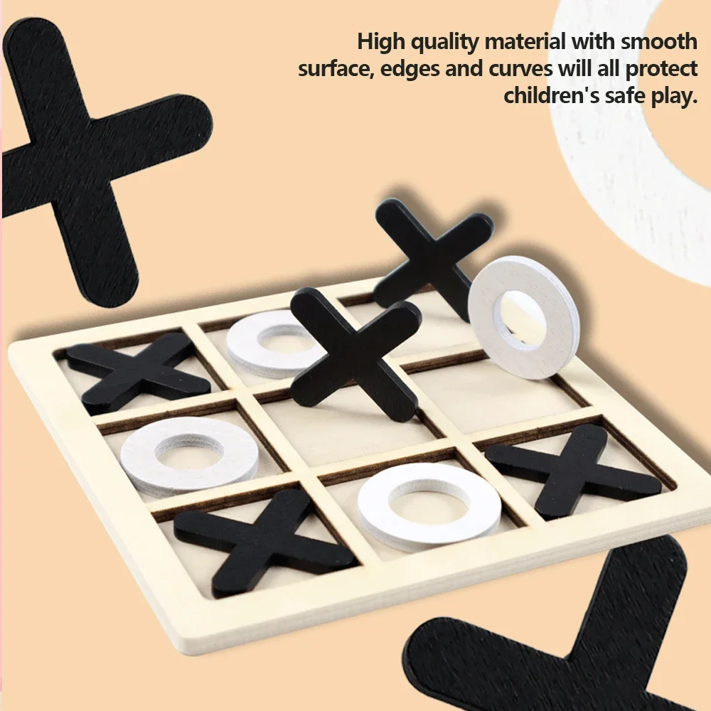 لعبة خشبية XO Tic Tac Toe، لوح - مراجعة Board Game Question وسعره