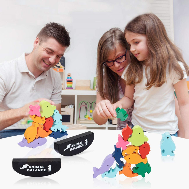 جديد الأطفال مونتيسوري خشبية ا - مراجعة Board Game Question وسعره